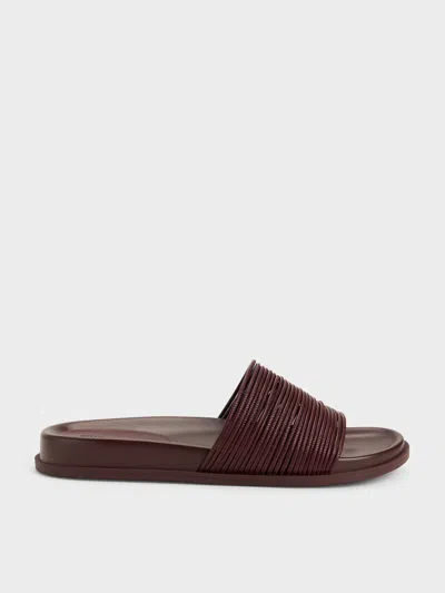 Charles & Keith - Fianna Strappy Slide Sandals In Multi