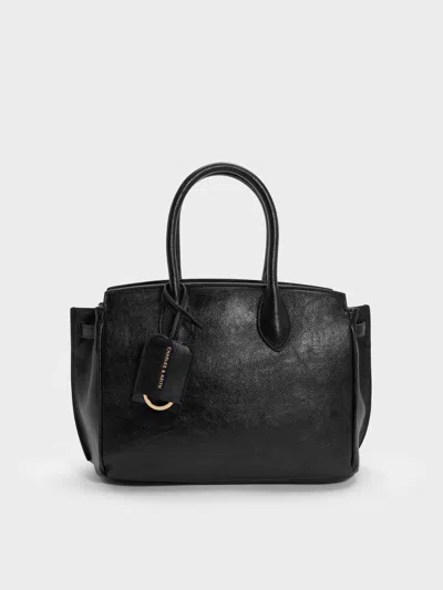 Charles & Keith - Ginevra Tote Bag In Black