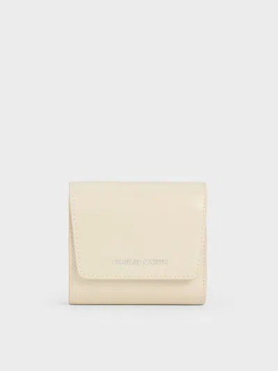 Charles & Keith Irie Small Wallet In White