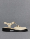 CHARLES & KEITH CHARLES & KEITH - LEATHER CUT-OUT T-BAR MARY JANE FLATS