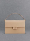 CHARLES & KEITH LEATHER SHOULDER BAG