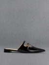 CHARLES & KEITH CHARLES & KEITH - LEATHER T-BAR DOUBLE-STRAP MULES