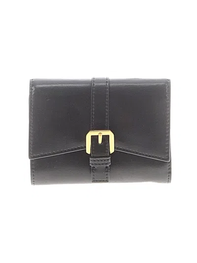 Pre-owned Charles & Keith Leather Wallet In Black
