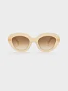 CHARLES & KEITH RECYCLED ACETATE CATEYE SUNGLASSES