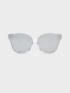 CHARLES & KEITH RECYCLED ACETATE CLASSIC BUTTERFLY SUNGLASSES