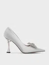 CHARLES & KEITH CHARLES & KEITH - RECYCLED POLYESTER BEADED BOW PUMPS