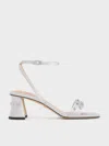 CHARLES & KEITH CHARLES & KEITH - RECYCLED POLYESTER BEADED HEELED SANDALS