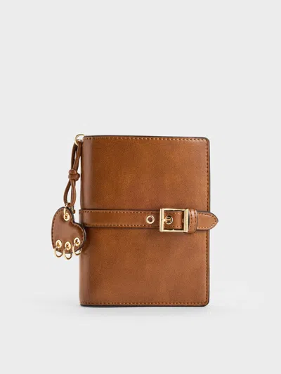 Charles & Keith - Rey Heart Belted Passport Holder