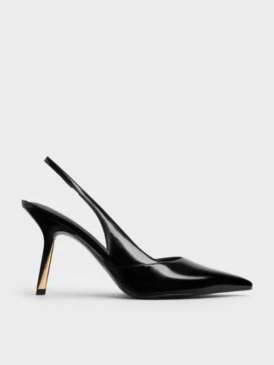 Charles & Keith - Taylen Slingback Pumps In Black