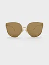 CHARLES & KEITH THIN-RIM BUTTERFLY SUNGLASSES
