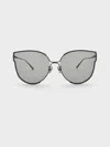 CHARLES & KEITH THIN-RIM BUTTERFLY SUNGLASSES