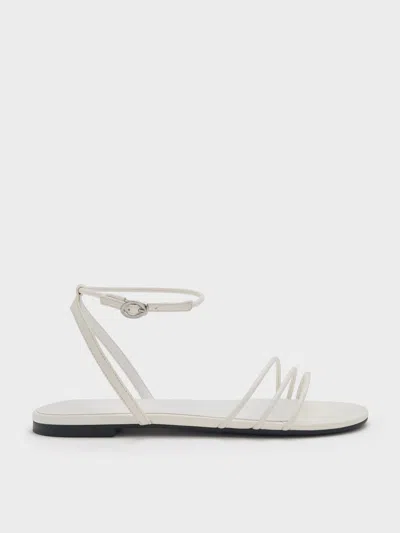 Charles & Keith - Triple-strap Sandals In Multi