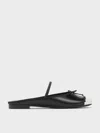 CHARLES & KEITH CHARLES & KEITH - TWO-TONE BOW SLIP-ON FLATS