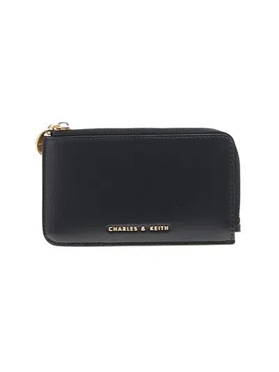 Pre-owned Charles & Keith Wallet In Black