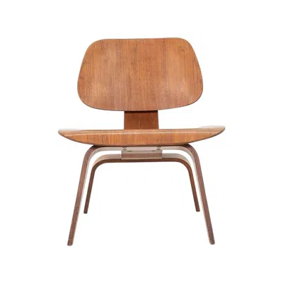 Pre-owned Charles And Ray Eames 1950s Herman Miller Eames Lcw Lounge Chair In Walnut In Brown