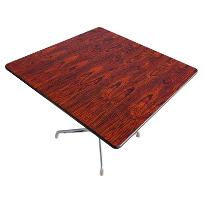 Pre-owned Charles And Ray Eames 1970s Eames For Herman Miller Rosewood Segmented Base Table In Brown