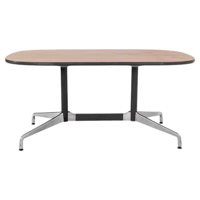 Pre-owned Charles And Ray Eames 1990s Herman Miller Eames Segmented Conference / Dining Table 36 X 60 Et149 In Brown