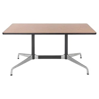 Pre-owned Charles And Ray Eames 2007 Herman Miller Eames Segmented Dining Table / Conference Table In Dark Oak In Brown