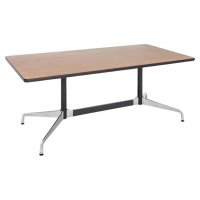 Pre-owned Charles And Ray Eames 2008 Herman Miller Eames Segmented Dining Table / Conference Table In Dark Oak In Brown