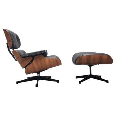 Pre-owned Charles And Ray Eames 50th Anniversary Eames Lounge Chair & Ottoman By Vitra 764/999 Limited Edition In Brown