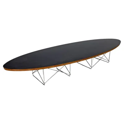 Pre-owned Charles And Ray Eames American Mid-century Modern Coffee Table Etr By Eames For Herman Miller, 1960s In Brown