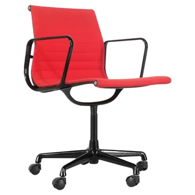 Pre-owned Charles And Ray Eames Armchair For " Ea 117 " Charles Ray Eames For Icf Usa 1969. In Red