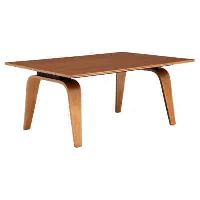 Pre-owned Charles And Ray Eames Charles Ray Eames Evans Plywood Company Ctw1 Otw Oblong Table Wood Walnut Birch In Brown