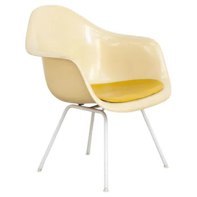 Pre-owned Charles And Ray Eames Dax Armchair By , Vintage Edition By Vitra In Sand