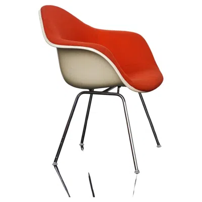 Pre-owned Charles And Ray Eames Dax Armchair By Herman Miller In Red