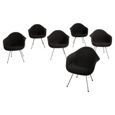 Pre-owned Charles And Ray Eames Dining Chairs By Charles Eames And Ray Eames Model Dax 1970 In Black