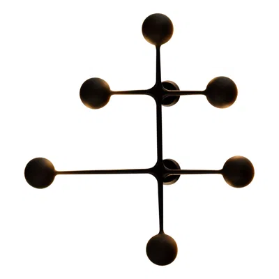Pre-owned Charles And Ray Eames Dot Pattern Black Light Applique 6 Spheres Lamp By Cassina