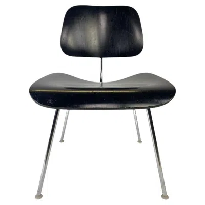 Pre-owned Charles And Ray Eames Eames Dcm Dining Chair By Herman Miller In Brown