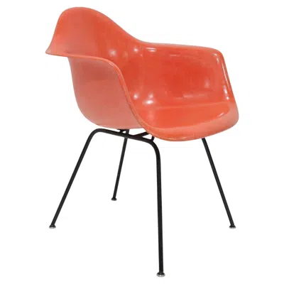 Pre-owned Charles And Ray Eames Eames For Herman Miller 1957 Dag Chair In Red Orange