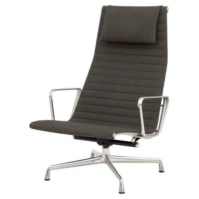 Pre-owned Charles And Ray Eames Eames For Herman Miller Ea124 Aluminum Group Chair In Black