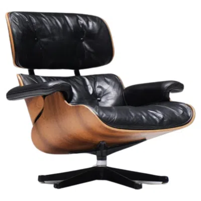 Pre-owned Charles And Ray Eames Eames Lounge Chair By Ray & Charles Eames By Mobilier International For Miller In Brown