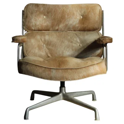 Pre-owned Charles And Ray Eames Early Eames "time Life Lobby" Lounge Chair For Herman Miller, 1960s In Brown
