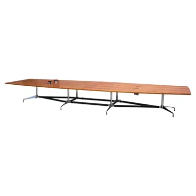 Pre-owned Charles And Ray Eames Giant 20ft Vitra Eames Conference Table American Cherry Custom 2000s In Brown