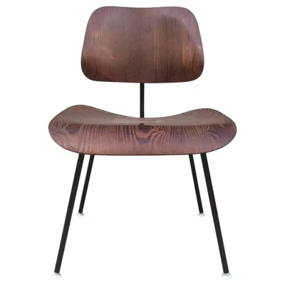 Pre-owned Charles And Ray Eames Herman Miller Eames Wenge Wood Veneer Dcm In Gray