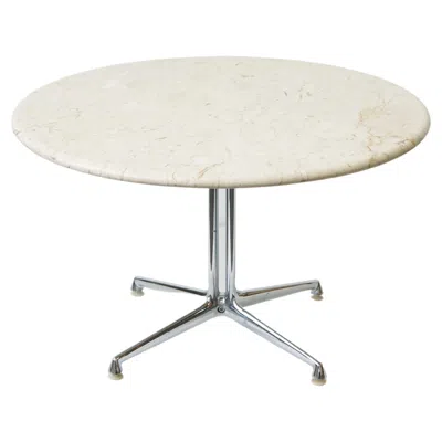 Pre-owned Charles And Ray Eames Herman Miller La Fonda Coffee Table By , Marble Top In Sand