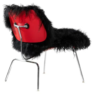 Pre-owned Charles And Ray Eames Lcm Chair W/ Mongolian Lamb Wool , C. 2010 In Brown