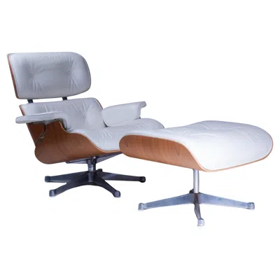 Pre-owned Charles And Ray Eames Lounge Chair And Ottoman, , Prod. Vitra, 1990 In Brown