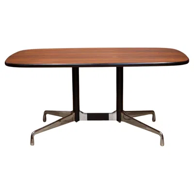 Pre-owned Charles And Ray Eames Mid-century Herman Miller Rosewood Segmented Conference/dining Table C.1960-1970 In Brown