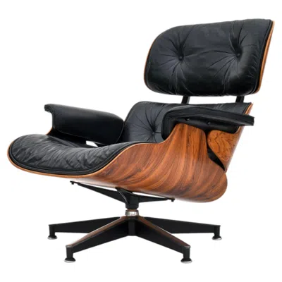 Pre-owned Charles And Ray Eames Original 1970s Production Eames Lounge Chair For Herman Miller In Brown