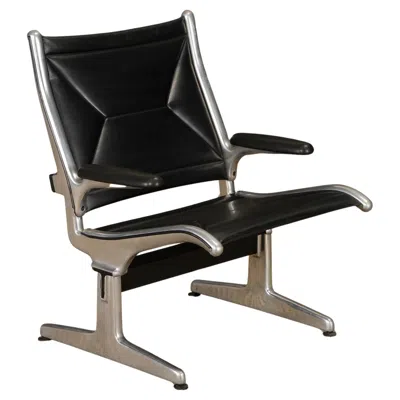 Pre-owned Charles And Ray Eames Tandem Sling Armchair By Ray And Charles Eames For Herman Miller, C 1970 In Black