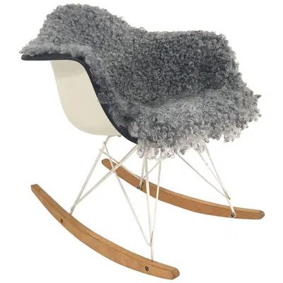Pre-owned Charles And Ray Eames Vintage  For Herman Miller Rar Rocking Chair Restored In Go In Brown