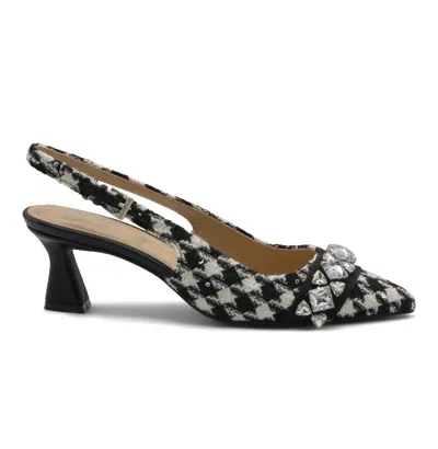 Charles By Charles David Ahava Slingback Heel In Black/white