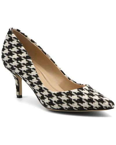 Charles By Charles David Angelica Pointed Toe Pump In Black/white