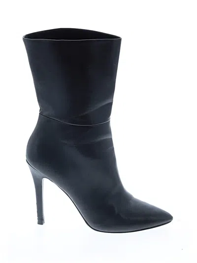 Pre-owned Charles By Charles David Ankle Boots In Black