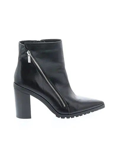 Pre-owned Charles By Charles David Ankle Boots In Black
