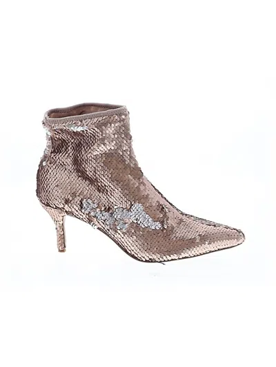 Pre-owned Charles By Charles David Ankle Boots In Brown